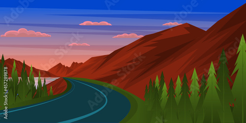 Mountains Background 

