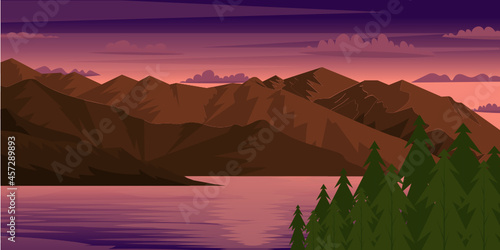Mountains Background 

