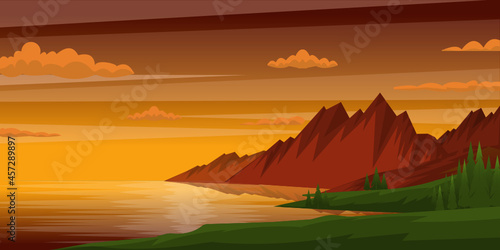 Mountains Background 

