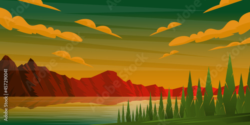 Mountains Background 

