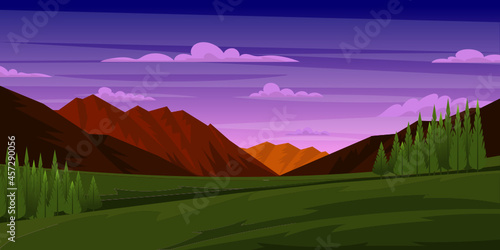 Mountains Background 

