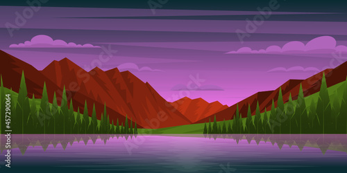 Mountains Background 

