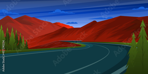 Mountains Background 

