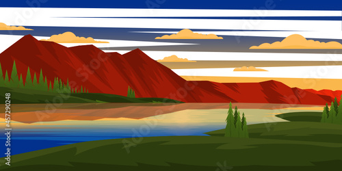 Mountains Background 

