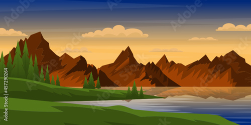 Mountains Background 

