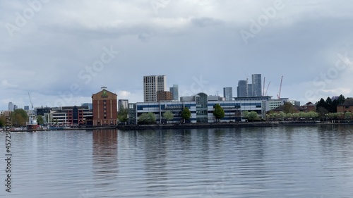 Modern architecture in and around Salford Quays. 