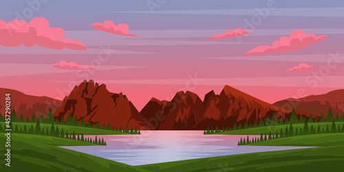 Mountains Background 

