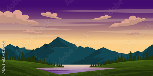 Mountains Background 

