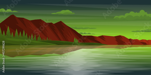 Mountains Background 

