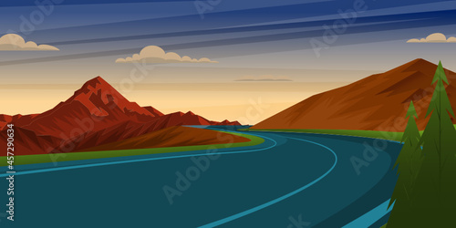 Mountains Background 

