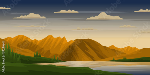 Mountains Background 

