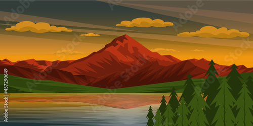 Mountains Background 

