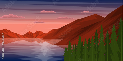 Mountains Background 

