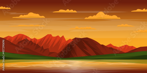 Mountains Background 

