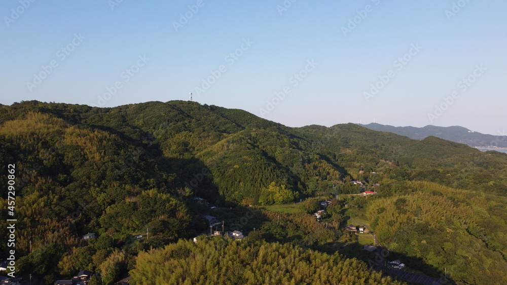 Obraz premium 山口県の自然と町並み！ニホンの暮らし