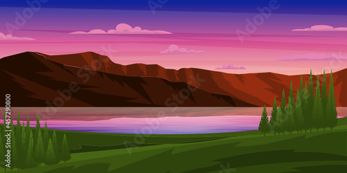 Mountains Background 

