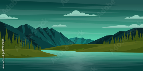 Mountains Background 

