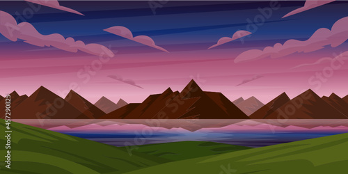 Mountains Background 

