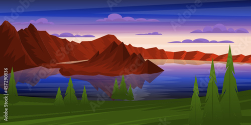 Mountains Background 

