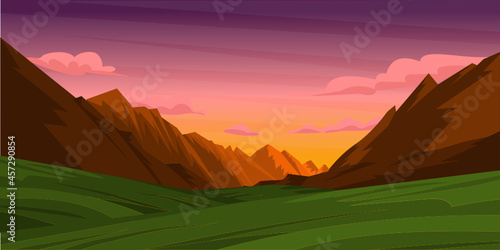 Mountains Background 

