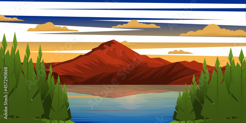 Mountains Background 

