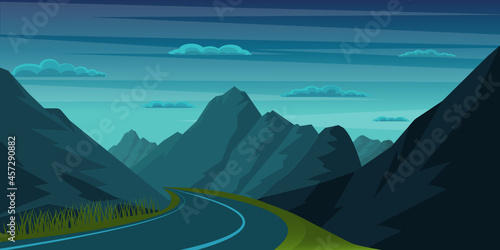 Mountains Background 

