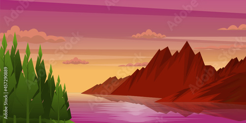 Mountains Background 

