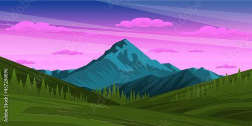 Mountains Background 


