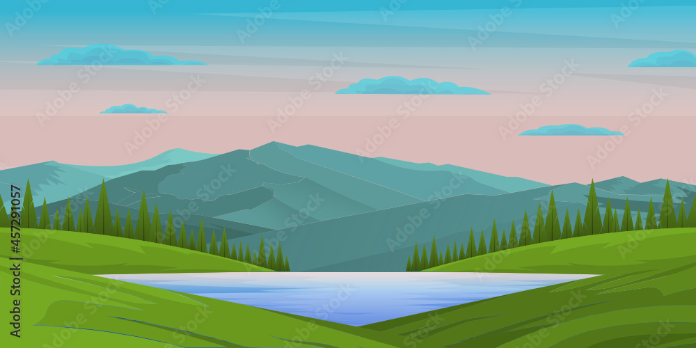 Obraz premium Mountains Background