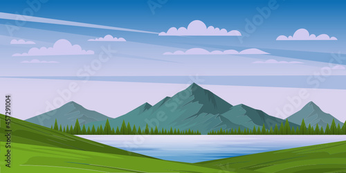 Mountains Background 

