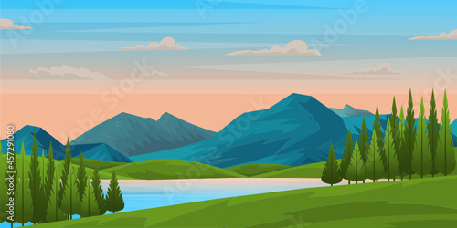 Mountains Background 

