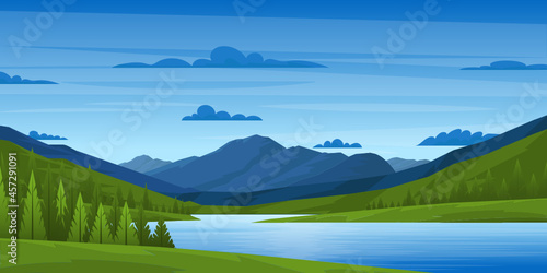 Mountains Background 

