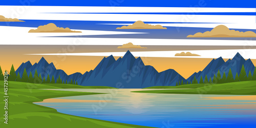 Mountains Background   