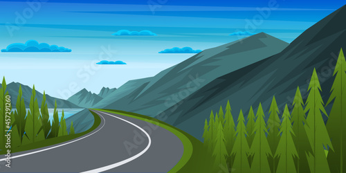 Mountains Background 

