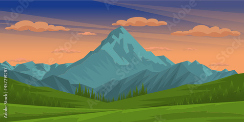 Mountains Background 

