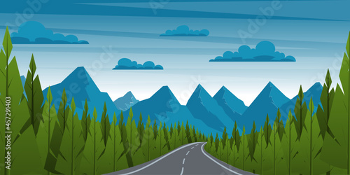 Mountains Background 

