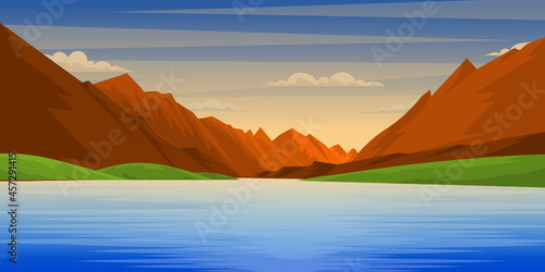 Mountains Background 

