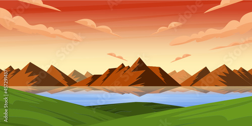 Mountains Background 

