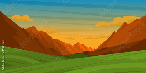 Mountains Background 

