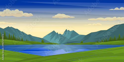Mountains Background 


