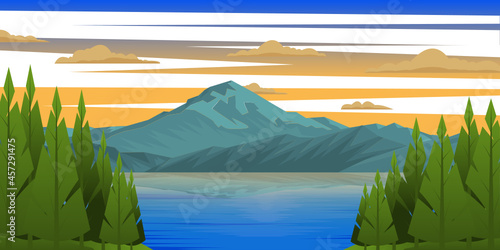 Mountains Background 

