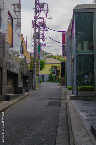 Photography Fashionable and popular scenery of Omotesando in Tokyo Japan