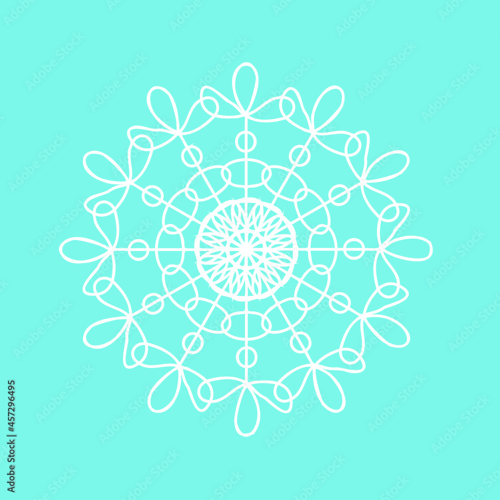 Snowflake nature fashion lace line Snowflake nature fashion lace line