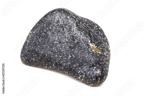 Macro mineral stone Biotite a white background