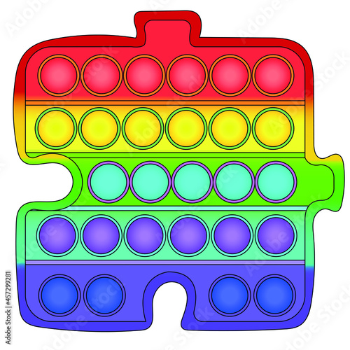 puzzle pop it antistress toy