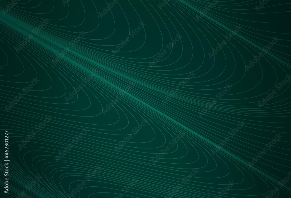 Dark Green vector layout with flat lines. Dark Green vector layout with flat lines.