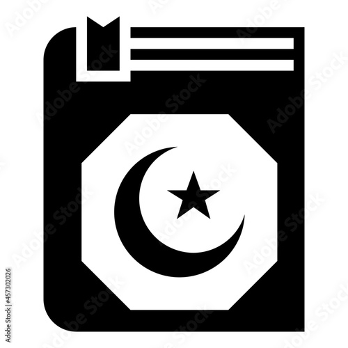 holy Quran glyph icon