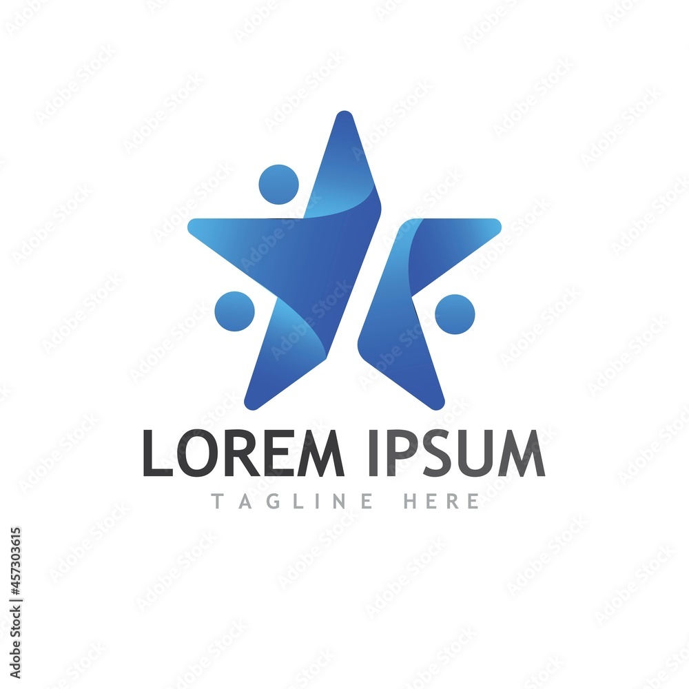 Obraz premium People Icon work group Vector