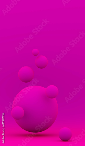 Abstract 3d render of compo...