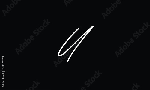 Abstract Letter Initial y u   Vector Logo Design Template